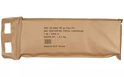 PMC BRONZE 40SW 165GR FMJ- 300 ROUND BULK PACK
