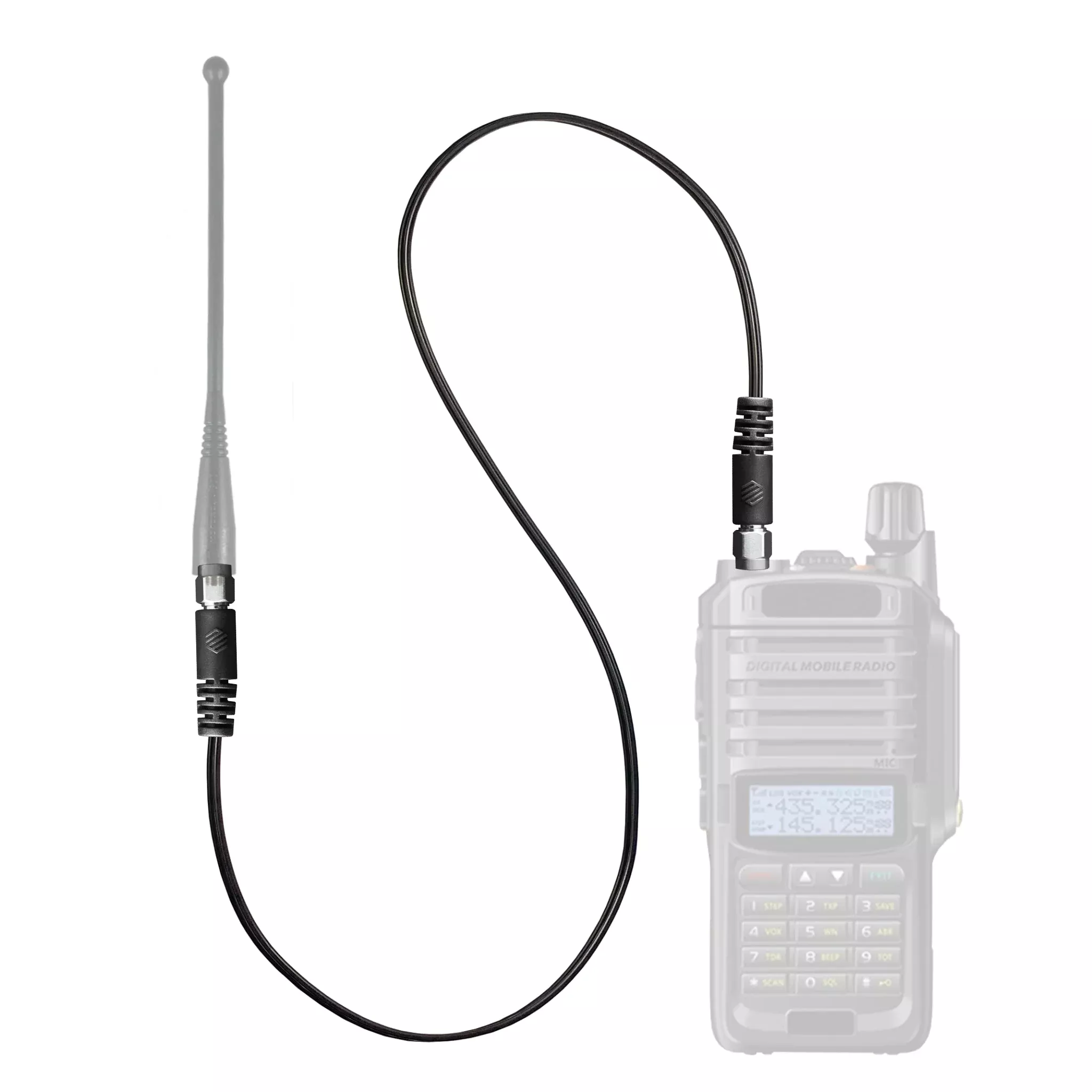 Practical Antenna Relocation Kit(No Antenna Pouch) - Compatible With AnyTone, Kenwood, Motorola, Retevis, Ailunce, Wouxun, Yaesu, Rugged Radios & Baofeng Radios