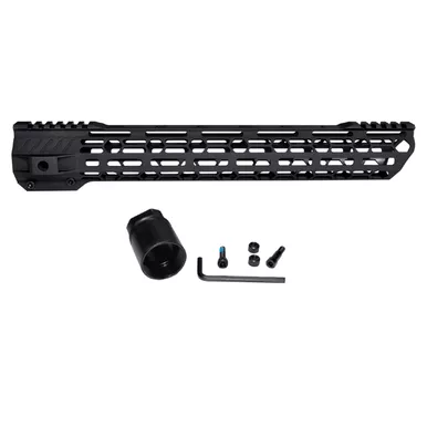Presma 15" M-LOK Super Light Free-Float AR-15 Handguard — 11.9 oz