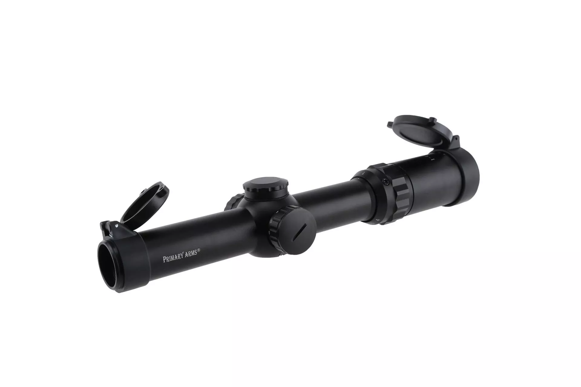 Primary Arms Classic Series 1-4x24mm SFP Rifle Scope – Illuminated Duplex Dot – PA14X
