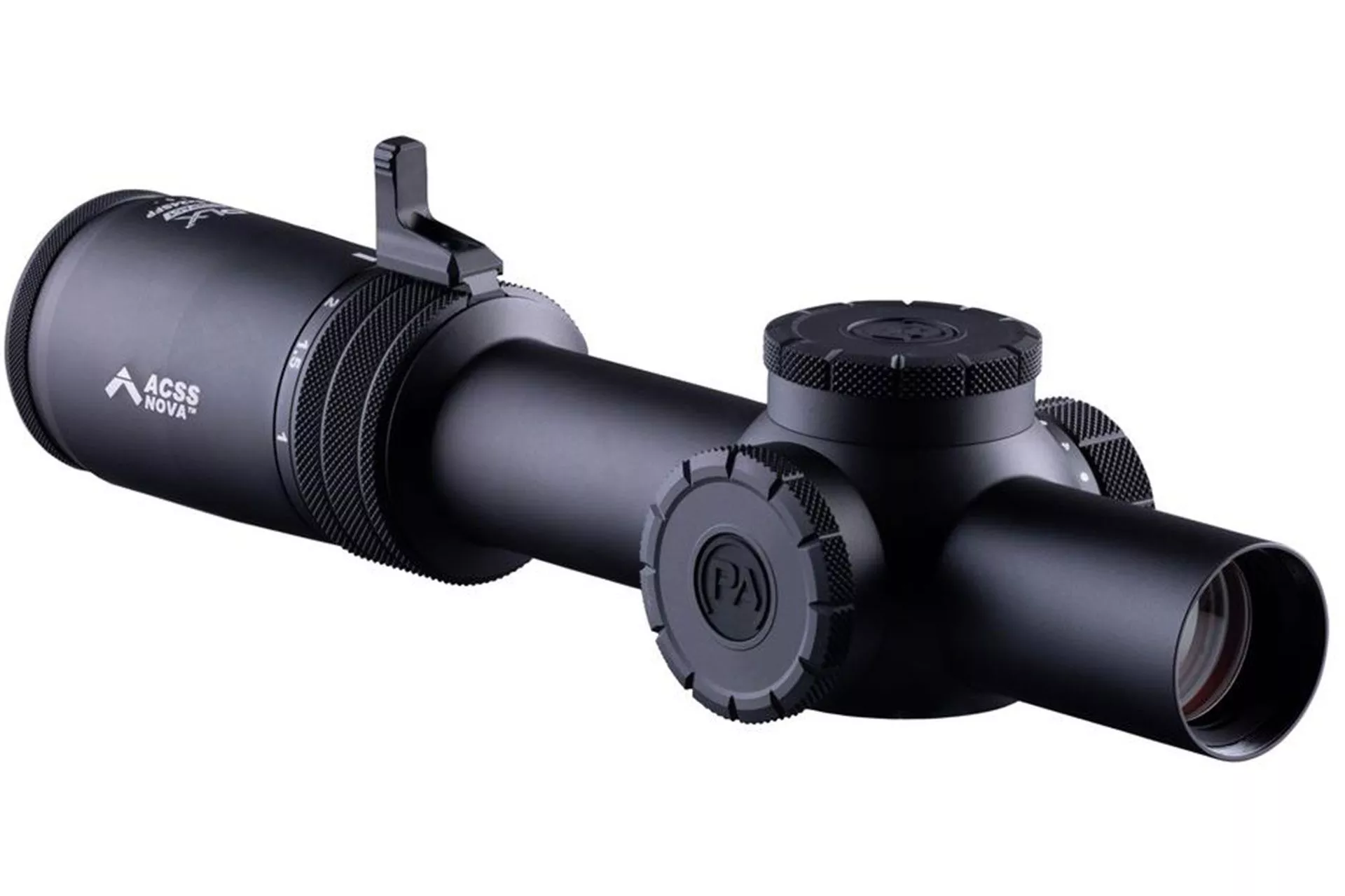 Primary Arms Compact PLx-1-8X24mm SFP Rifle Scope – Illuminated ACSS Nova 5.56/.308 Fiber Wire Reticle – PA-PLXC-1-8X24S-NOVA-5.56