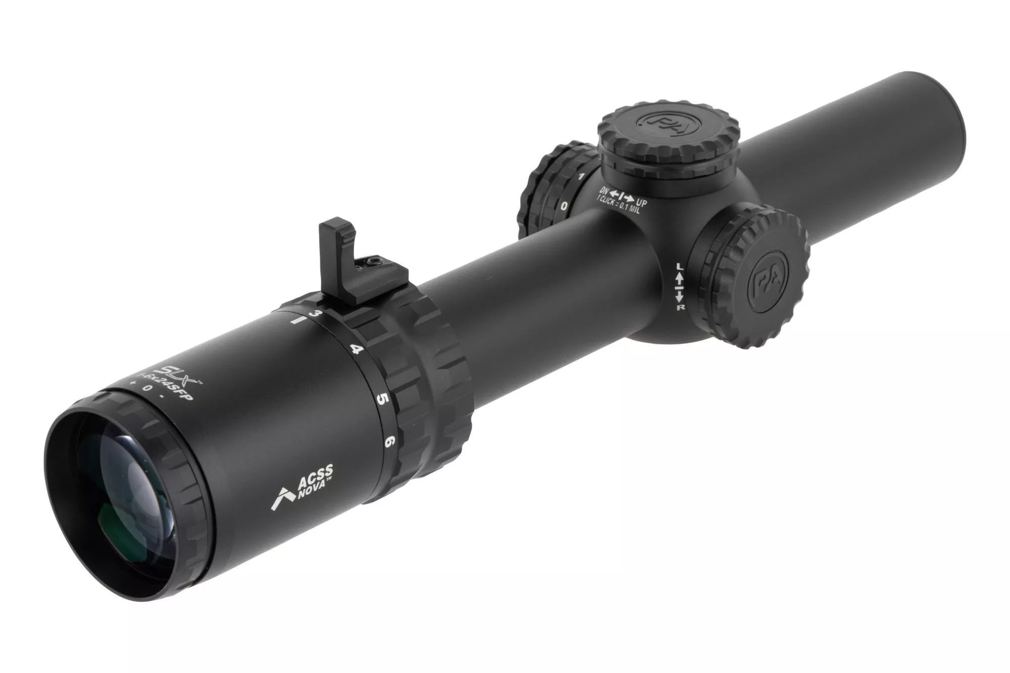 Primary Arms SLx 1-6x24mm SFP Rifle Scope Gen IV – Illuminated ACSS Nova Fiber Wire Reticle-Flat Dark Earth – PA-SLX-1-6X24S-NOVA-FDE