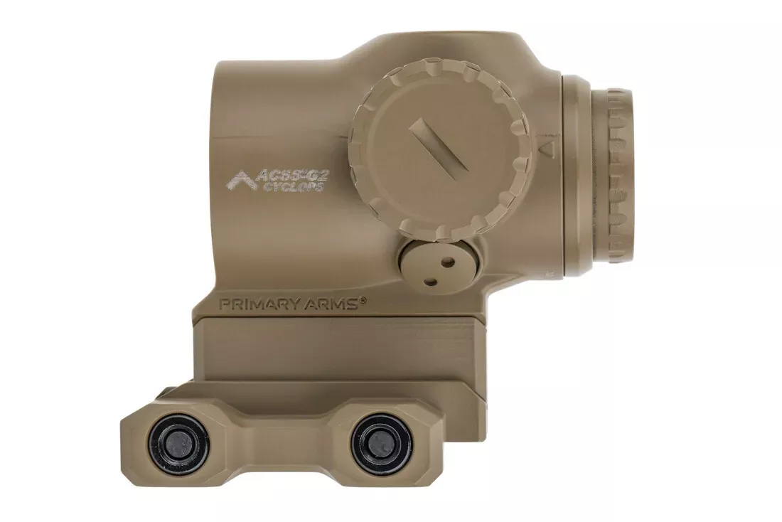 Primary Arms SLx 1X MicroPrism with Red Illuminated ACSS Cyclops Gen II Reticle – Flat Dark Earth – PA-SLX-1XMP-CYCLOPS-FDE