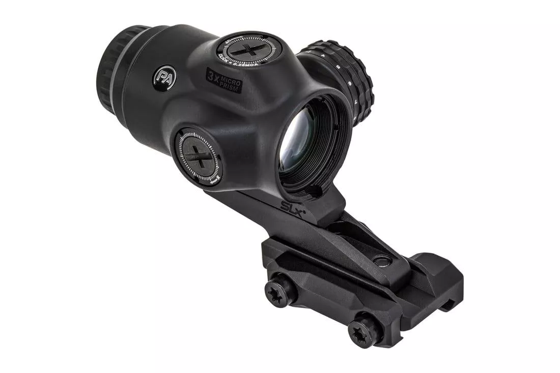 Primary Arms SLx 3X MicroPrism with Green Illuminated ACSS Raptor 5.56/.308 Reticle – Yard – PA-SLX-3XMP-RAPTOR-5YP-G