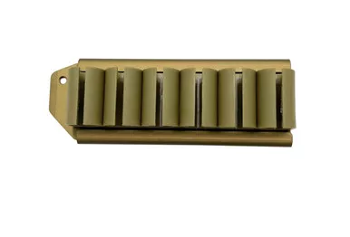 Pro Series 12GA Shotgun Side Saddle Shotshell Carrier Mount – Mossberg 500/590 - Tan