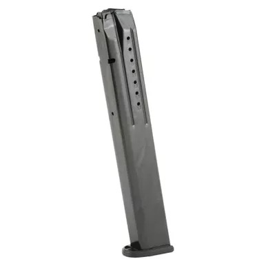 ProMag Industries Magazine, 9MM, 32 Rounds, Fits S&W M&P-9, Steel, Blued Finish