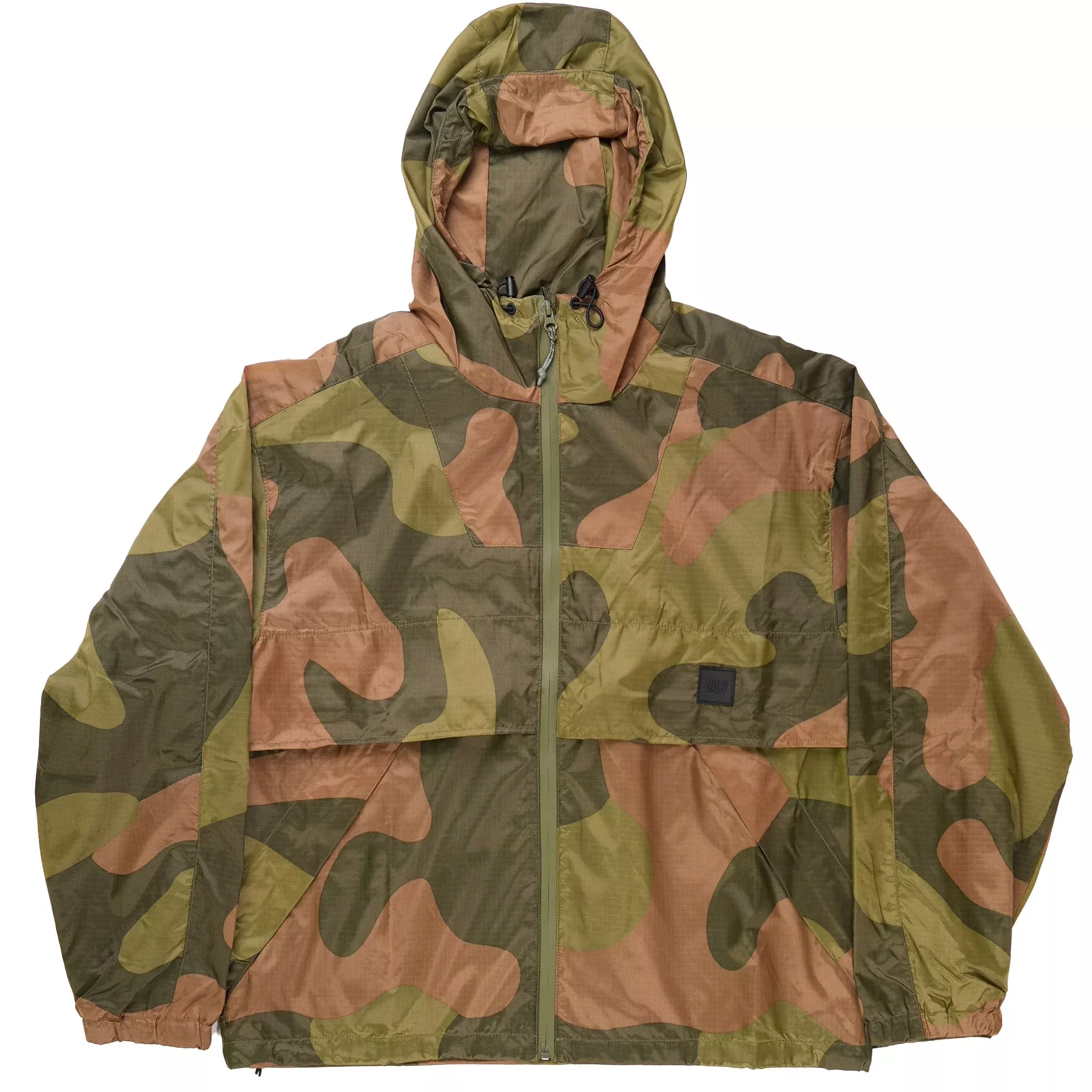 QILO x AP Retro Windbreaker in Norwegian Woodland