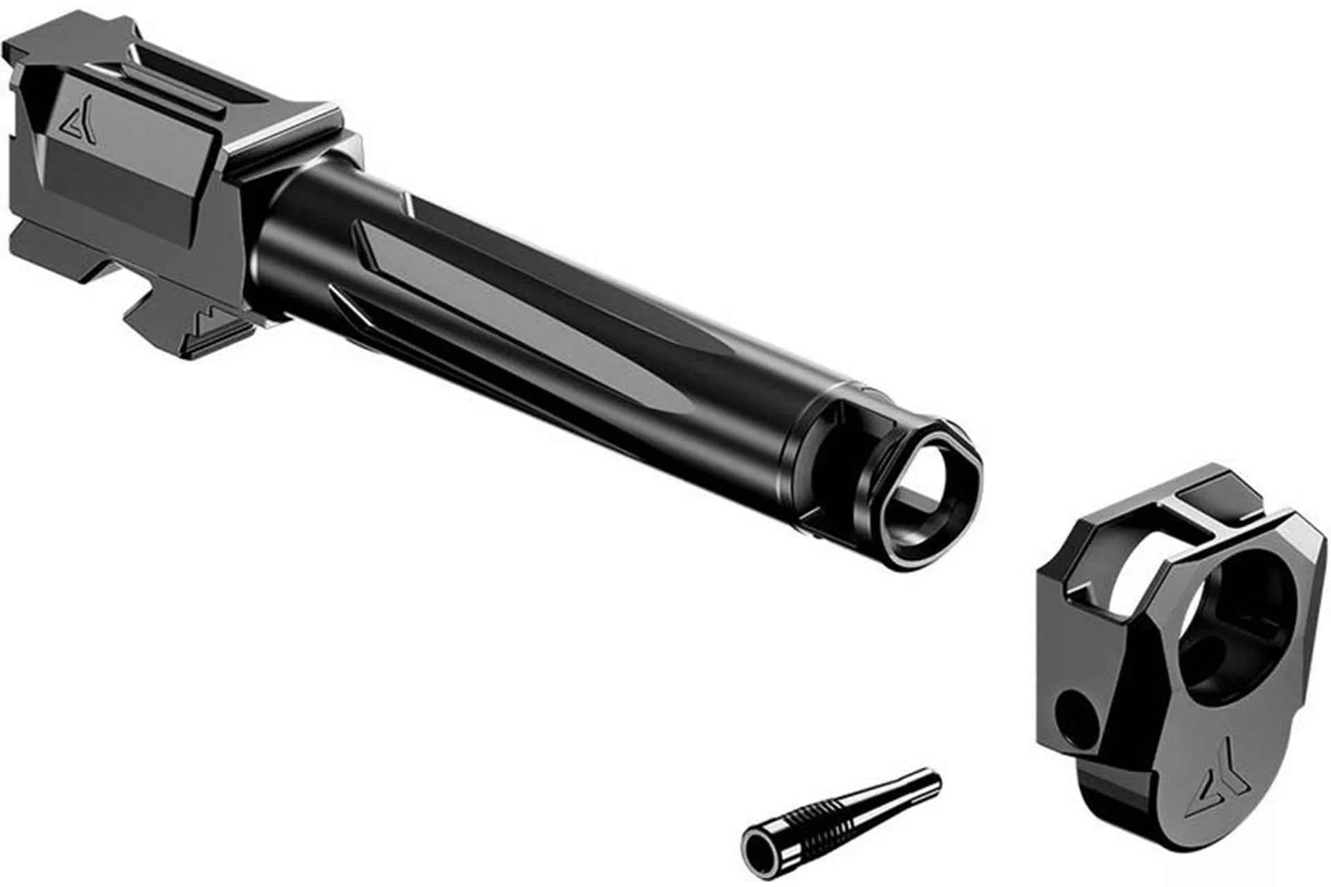 Radian AFTERBURNER + RAMJET INTRA-LOK Combo for GLOCK 43x – Muzzle Compensator and Fluted Barrel 1:10 Twist – R0859