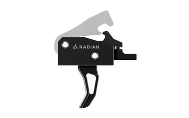 Radian Weapons Vertex CBX Curved, Trigger, Black Trigger, Silver Hammer, Fits AR Rifles R0927