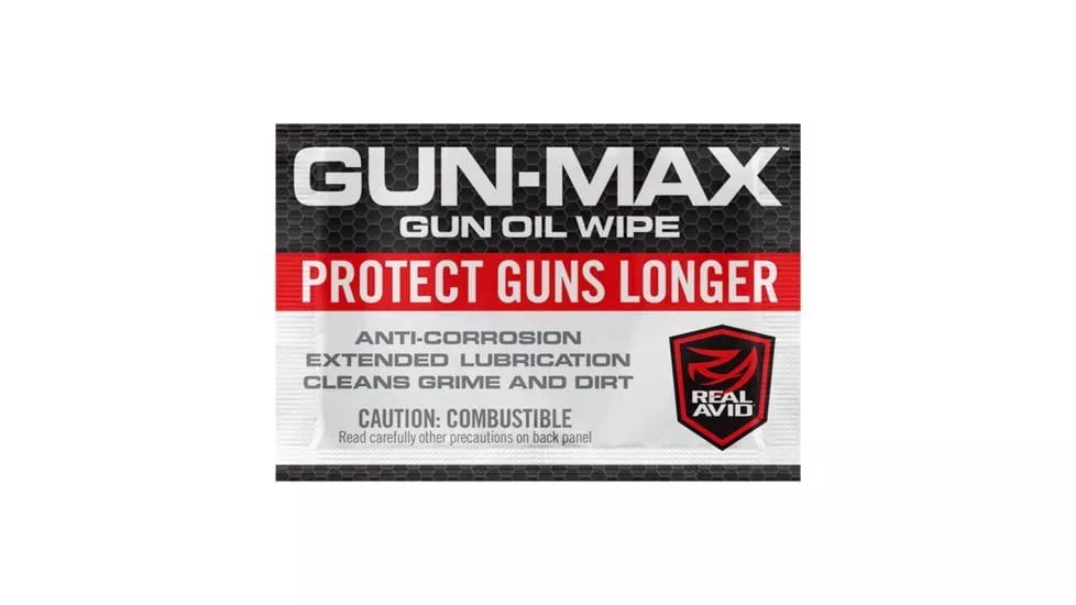 Real Avid Gun-Max Gun Oil Wipes – 25 Pack – AVGMW25