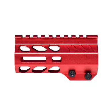 Red M-LOK 4.2" Free Float Handguard for 223/5.56 Uppers