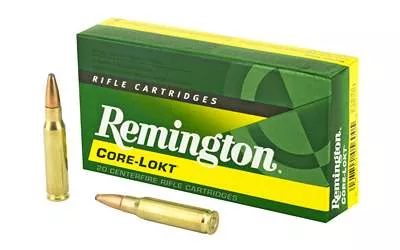 REMINGTON CORE LOKT 308WIN 150GR SOFT POINT-20 ROUND BOX