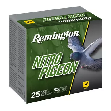 Remington Nitro Pigeon, 12 Gauge, 2.75" Chamber, #7.5 Shot, Copper Plated Hard Lead, 25 Round Box R28681