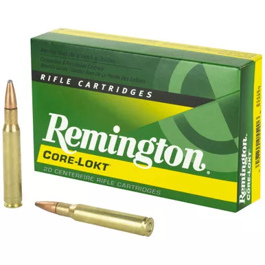 Remington Remington Core-Lokt 30-06 Springfield 165 Grain Pointed Soft Point Ammunition (20 Rounds)