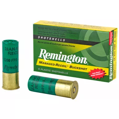 Remington Remington Express Managed-Recoil 12 Gauge Buckshot, 00 Buck, 2.75 Inch - 5 Rounds per Box