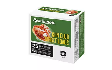 Remington Remington Gun Club 12 Gauge Shotshells – 1 oz #8, 25 Rounds per Box