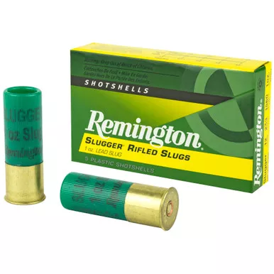 Remington Remington Slugger 12 Gauge Rifled Slug, 1 oz, 2.75 inch - Accurate Deer Hunting Ammunition