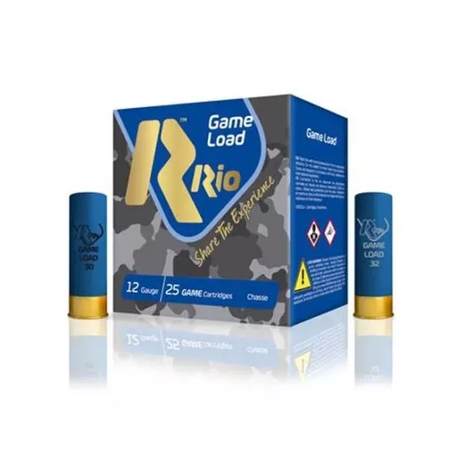 Rio Top Game HV Shotshells 12 ga 2 3/4 3 3/4 dr 1 1/4 oz #4 1330 fps 25/ct