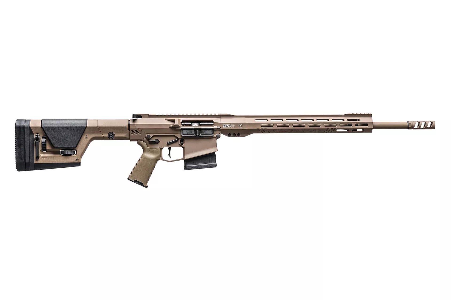 Rise Armament RA-1121 6.5 Creedmoor Complete AR-10 Semi-Automatic Rifle – Flat Dark Earth – RA-1121-65-2FDE*