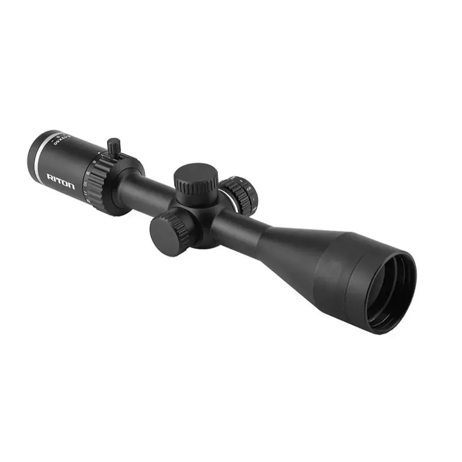 Riton 1 Primal Rifle Scope 4-12X50 1″ SFP RDH Reticle Illum Black