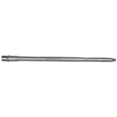 Rosco 18" Purebred 223 Wylde Barrel, 1:7 Twist, Rifle Length Gas System, Fits AR-15, Bead Blasted Finish, Silver