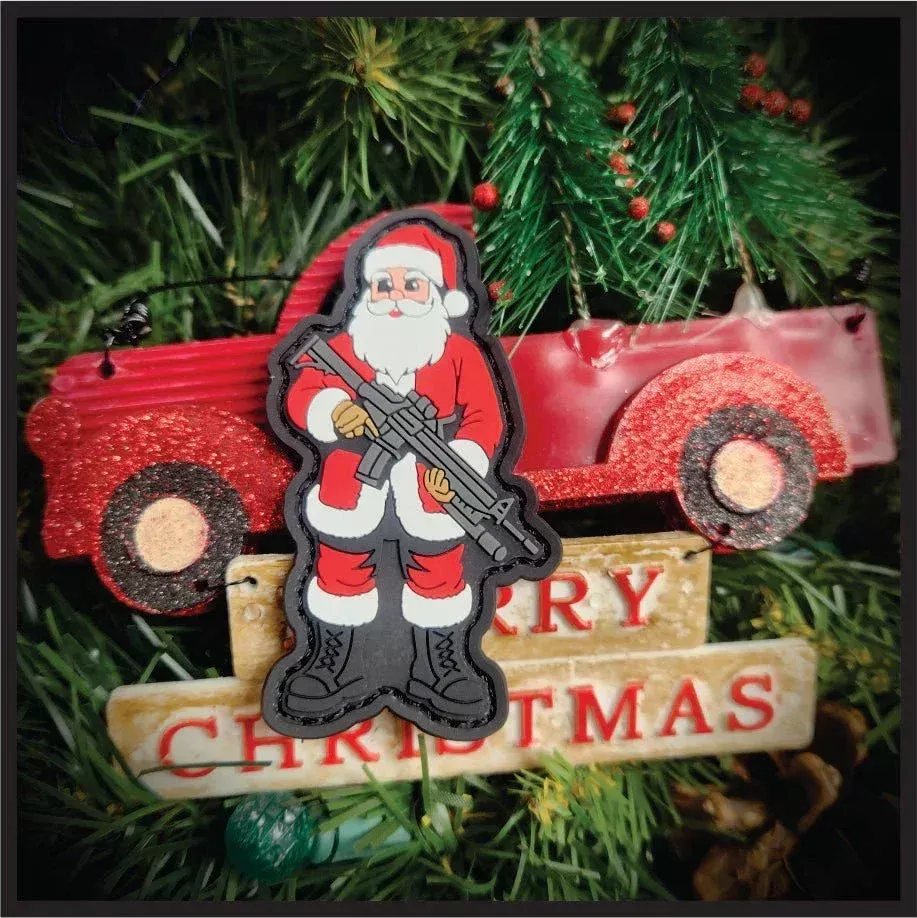 Rudolph’s Favorite Fat Guy: Tactical Santa -3" PVC Patch