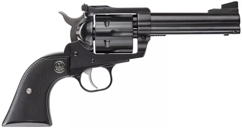 Ruger 0405 Blackhawk 41 Rem Mag 6rd 4.63" Blued Alloy Steel Barrel & Frame, Black Checkered Rubber Grip, Transfer Bar Safety, Exposed Hammer