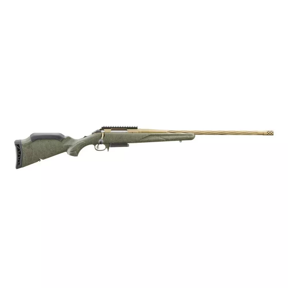 Ruger American Gen II Predator Rifle 6.5 PRC 3rd Magazine 22″ 5/8×24 Threaded Barrel Green