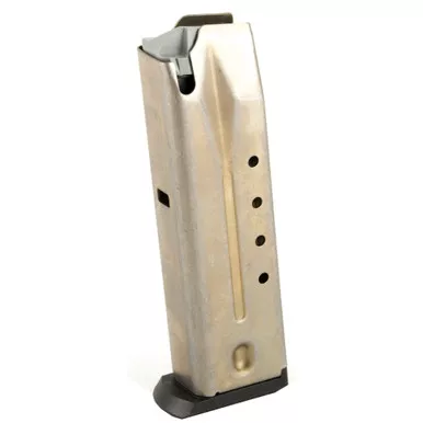 Ruger Magazine, 9MM, 15 Rounds, Fits P89/95, Stainless Steel, Silver 90233