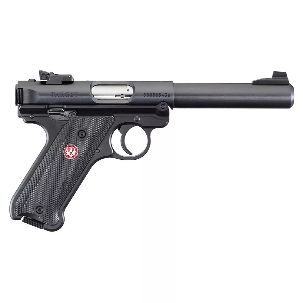 Ruger Mark IV Target Handgun .22 LR 10rd Magazines(2) 5.5″ Barrel Adjustable CA Compliant