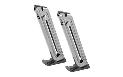 Ruger MK IV 22/45 .22LR 10 Round Steel Magazine Nickel 2 Pack