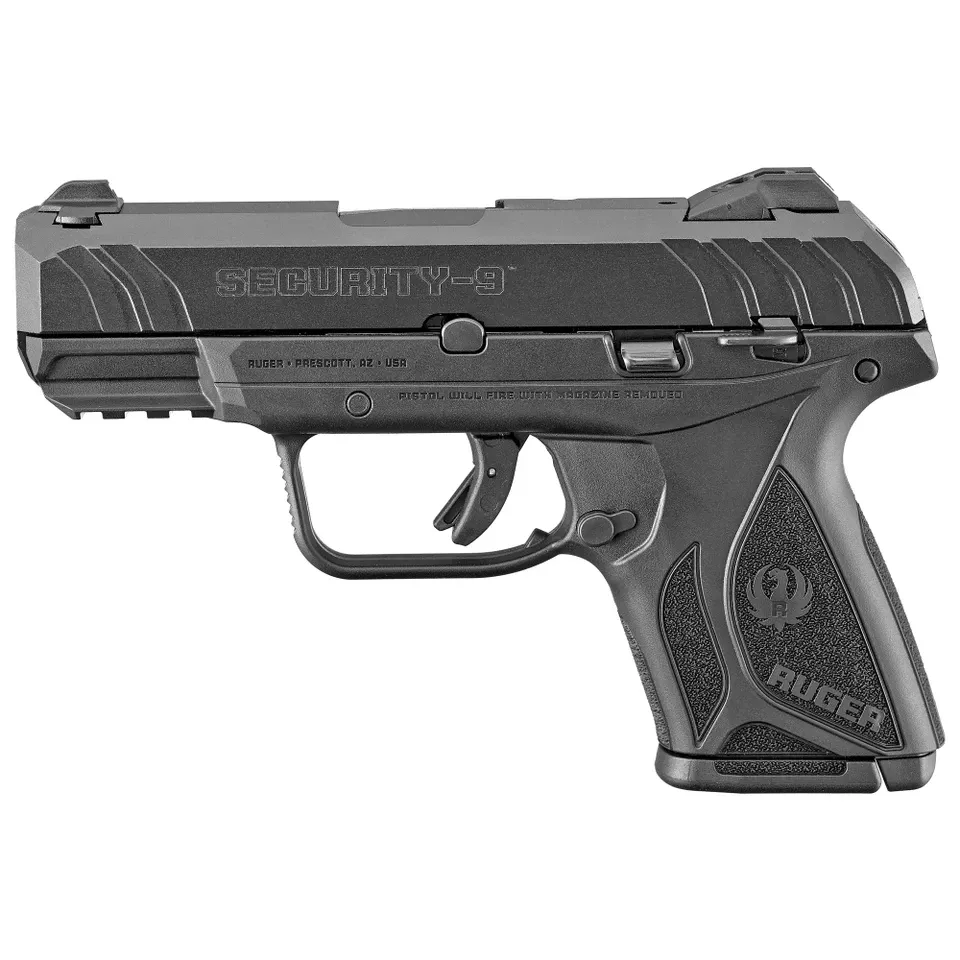 Ruger SEC-9 9mm Pistol, 3.4" Barrel, Black, 10-Round Capacity