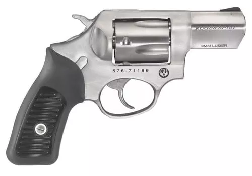 RUGER SP101 9MM 2.25″ STN 5RD HMR FS