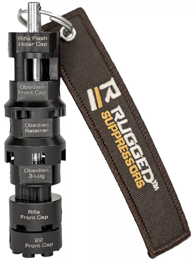Rugged Suppressors RTK001 Totem Tool(6 Piece Multi-Tool) Compatible with Most Rugged Suppressor
