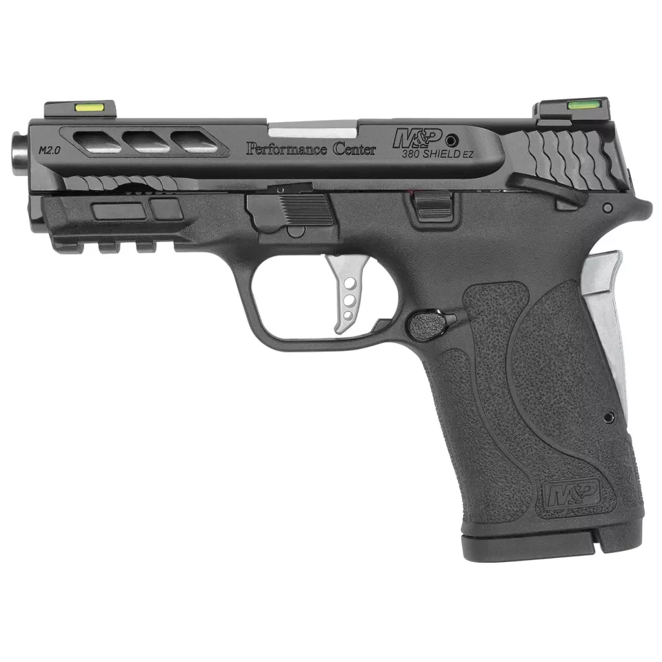 S&W Performance Center Shield .380 ACP EZ 8-Round Ported Silver