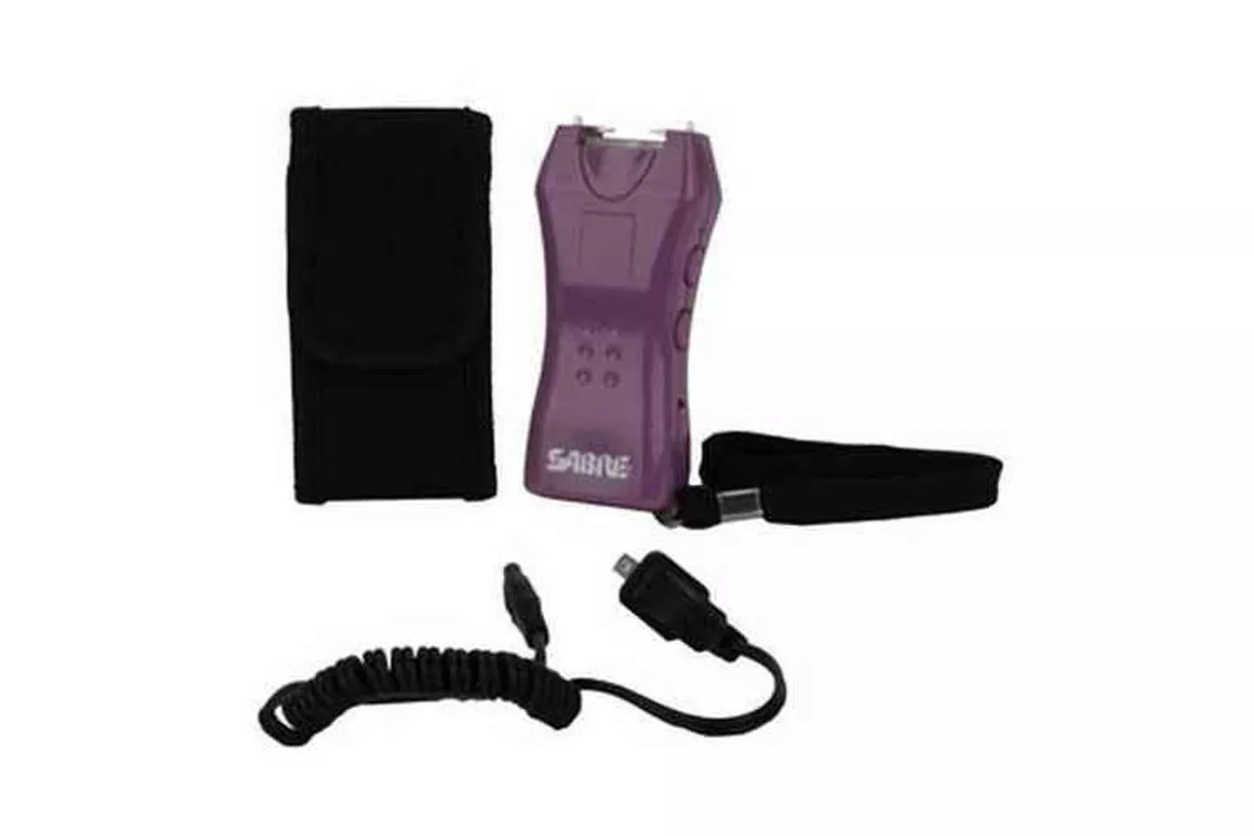 Sabre 600,000V Mini Stun Gun w/Holster Purple S-1005-PR