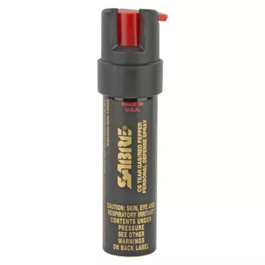 Sabre Pepper Spray, .75oz, Red Pepper, CS Tear Gas & UV Dye