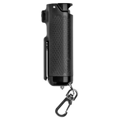 Sabre Sabre Hard Case Pepper Gel with Seat Belt Cutter and Window Breaker – 0.54 oz Black Aerosol Can