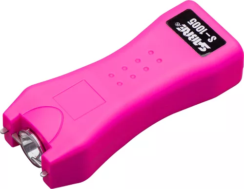 SABRE STUN GUN FLASHLIGHT MINI W/HOLSTER 1.600uC PINK