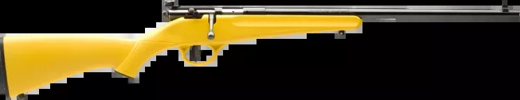 Savage Arms Rascal Youth .22 LR Rifle with Yellow Synthetic Stock