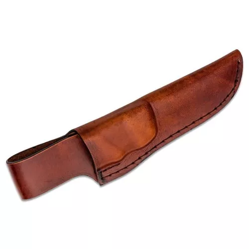 Schrade Uncle Henry Next Gen PH1N Stagalon Fixed Knife 3-3/5″ Trailing Point Blade Brown