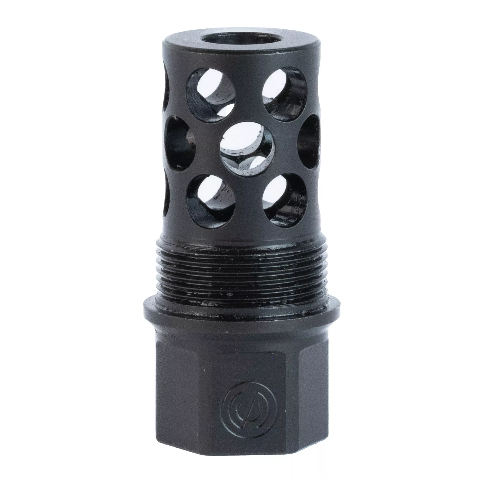 SCO THRD OVR MZZL BRK 1/2X28 .30 CAL