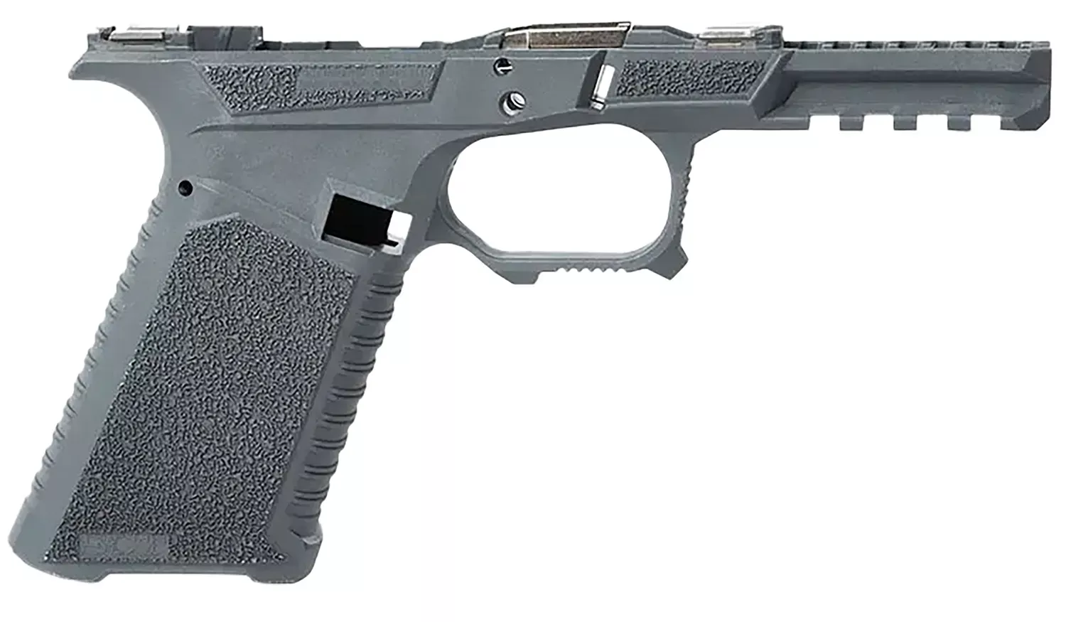 Sct Manufacturing 0225010100IC Full Size Compatible W/ GEN3 17/22/31 Gray Polymer Frame Aggressive Texture Grip Includes Locking Block