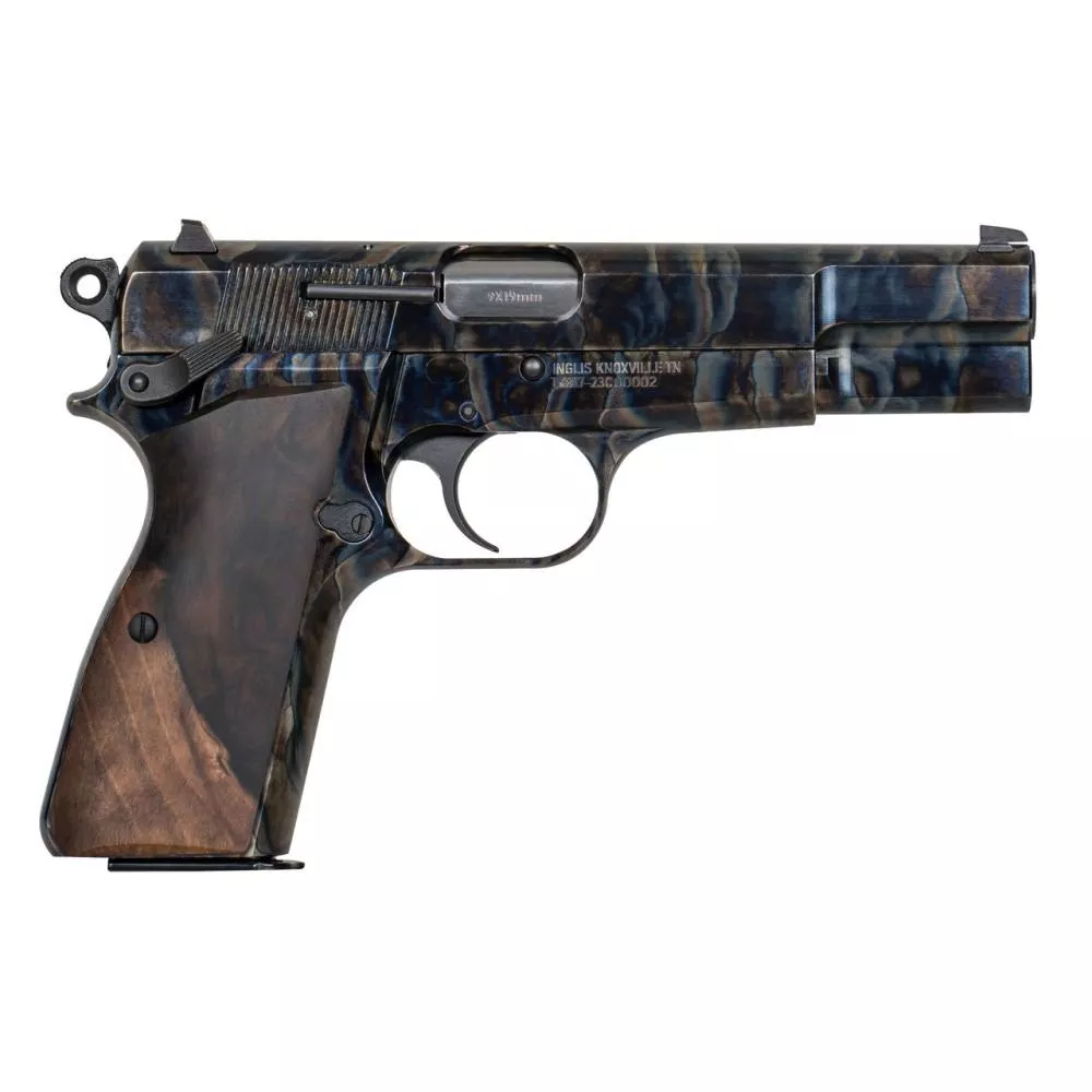 SDS Imports Inglis GP-35 Handgun 9mm Luger 15rd Magazines (2) 4.7″ Barrel Case Hardened