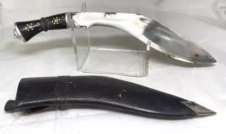 Second Hand Indian Kukri Curved 9″ Knife with Sheath