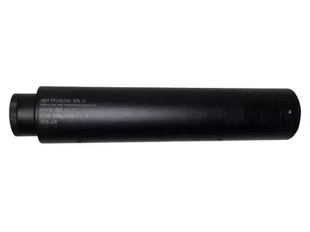 Secondhand DPT Centerfire Over Barrel 22 Cal 5/8×24 Thread Silencer