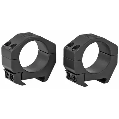 Seekins Precision Scope Ring, .82" Low, 30mm, 4 Cap Screw, Black Finish 0010620002