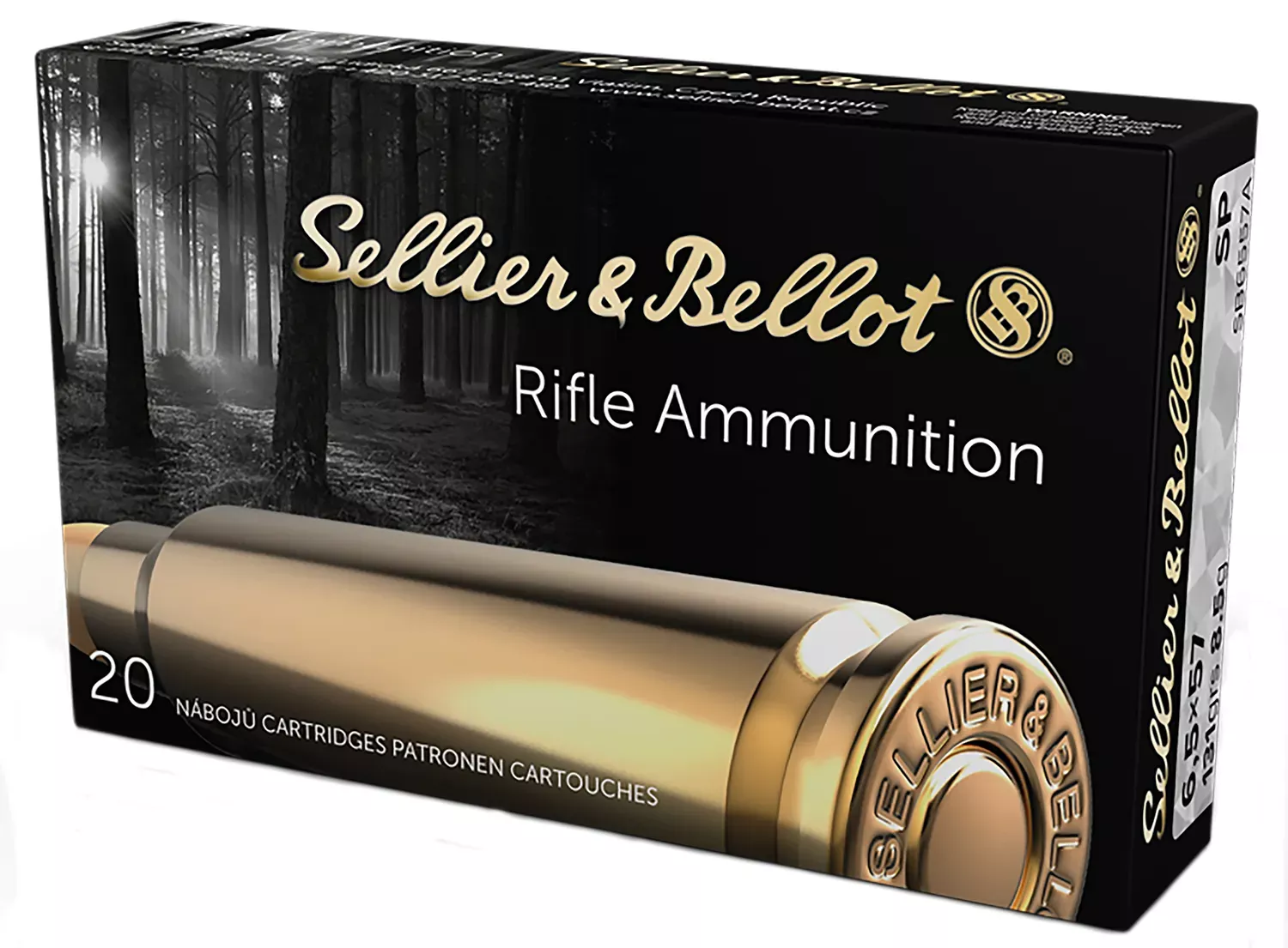 Sellier & Bellot 6.5x57mm 131 gr, 20-Round Box