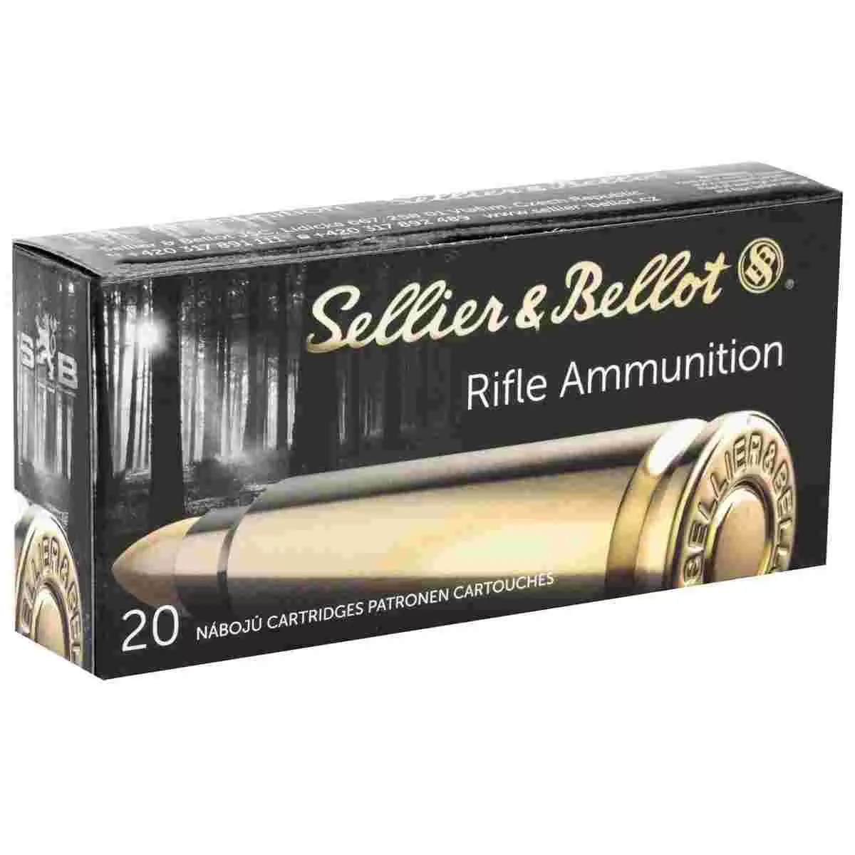 Sellier & Bellot Rifle Ammunition 7x64mm 173 gr SPCE 770 fps – 20/box