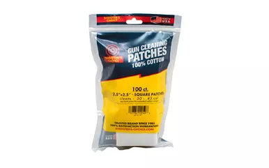 Shooter's Choice Shooter's Choice 2.5-Inch Cotton Gun Cleaning Patches (100 Pack) - SHF-917-100